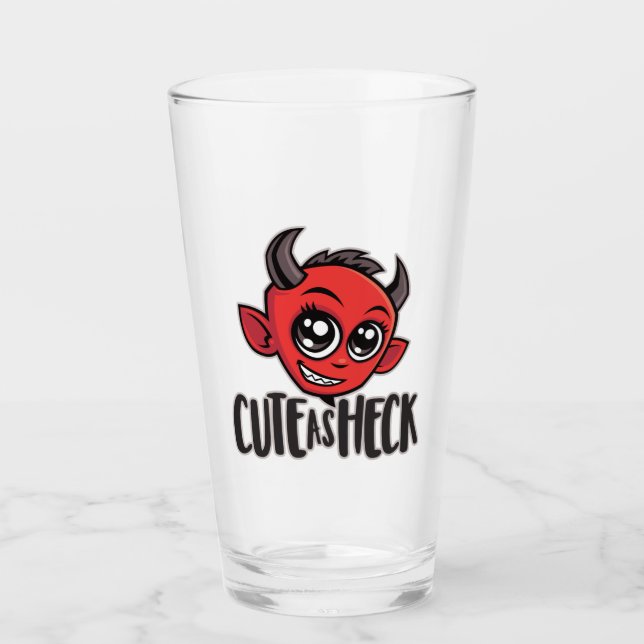Copo De Pint Bonita como o diabo (Frente)