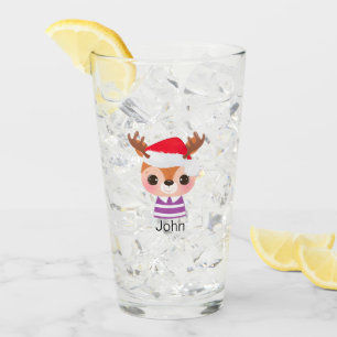 Copo De Pint Bonita Reindet de Natal Animal de inverno