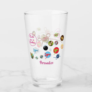 Copo De Pint Bonito como botão de cota de costura