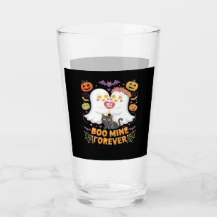Copo De Pint Boo Minha Para Sempre Fantasmas Fofos Gato Preto A