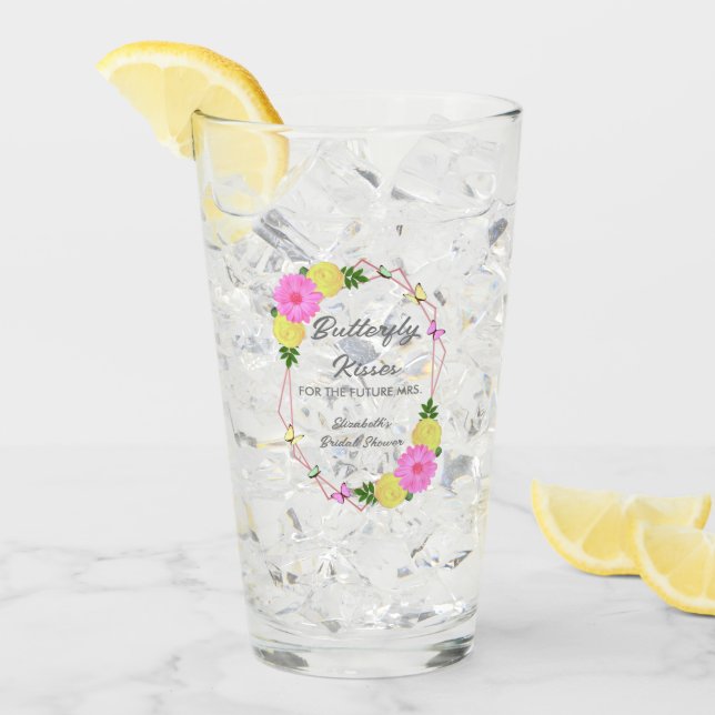 Copo De Pint Borboletas Para O Futuro Sra. Chá de panela (Gelo frontal)