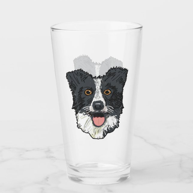 Copo De Pint Border Collie (Frente)