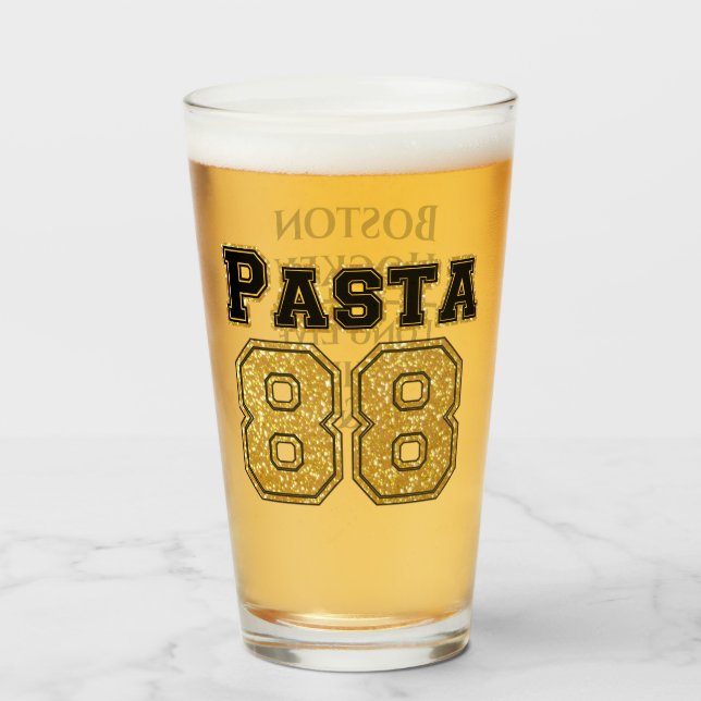 Copo De Pint Boston Hockey Pasta 88 (Frente (Preenchido))