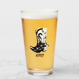 Copo De Pint Botas de cowboy