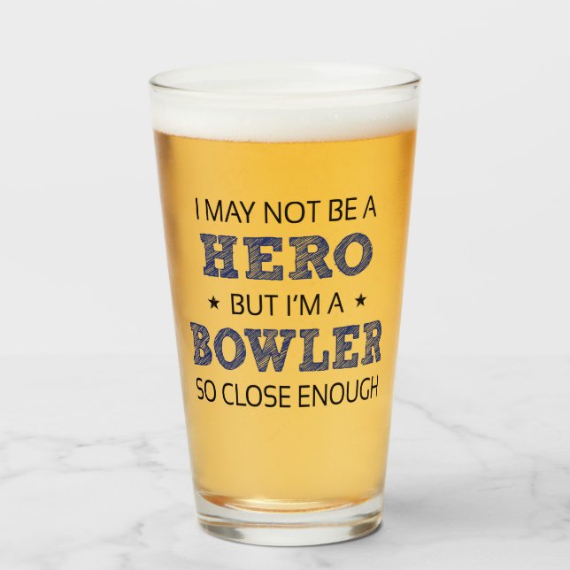 Copo De Pint Bowler Novelty (Frente (Preenchido))