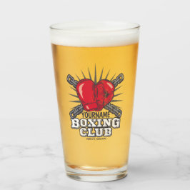 Copo De Pint Boxer de campeão de combate personalizado para luv