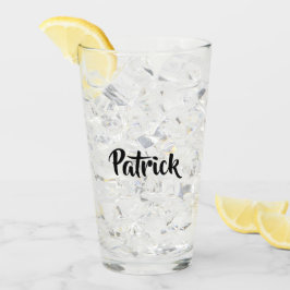 Copo De Pint Branco de nome personalizado