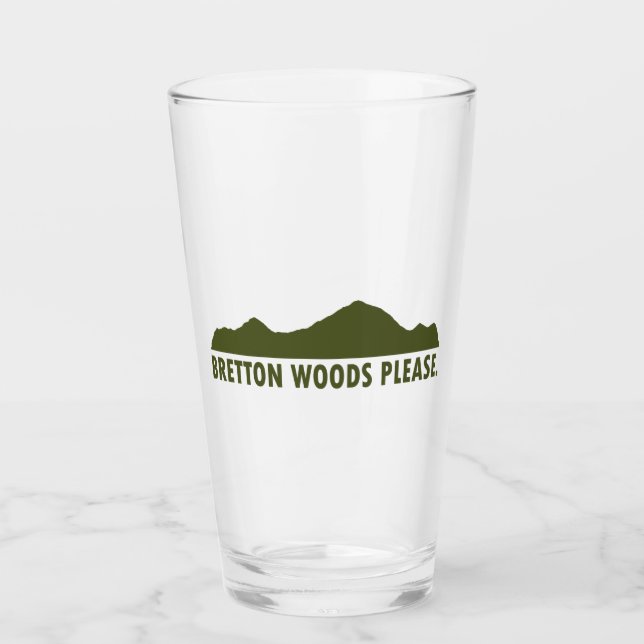 Copo De Pint Bretton Woods, por favor (Frente)