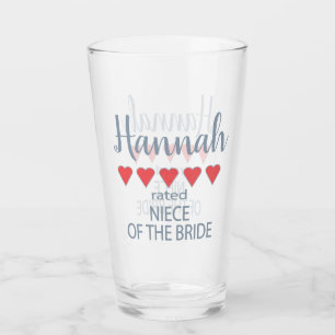 Copo De Pint Bridal e Festa de casamento 5, sobrinha da noiva