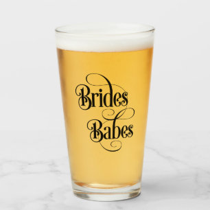 Copo De Pint Brides Babes Glass