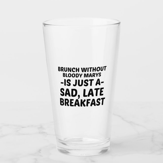 COPO DE PINT BRILHO SEM SANGUE MARYS TRISTE O CAFÉ DA MANHÃ TAR (Frente)