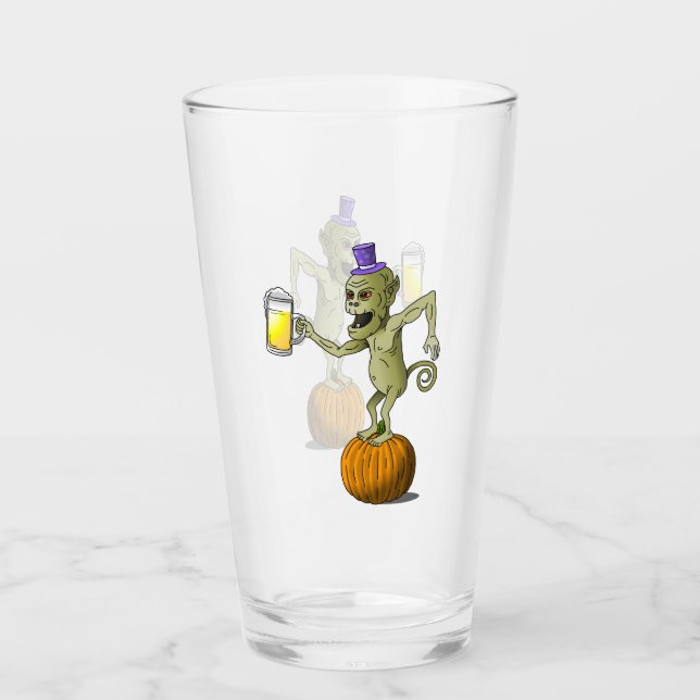 Copo De Pint Brindes dos Goblins do Halloween (Frente)