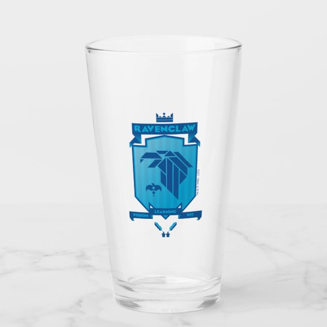 Copo De Pint Brutalista RAVENCLAW™ Crest (Frente)