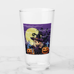 Copo De Pint Bruxa do Halloween do Anime Bonito