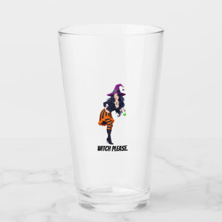 Copo De Pint Bruxa, por favor, Bruxa Glamurosa Gráfico de Hallo