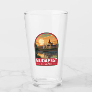 Copo De Pint Budapest Hungary Viagem Art Vintage