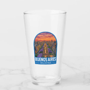 Copo De Pint Buenos Aires Argentina Viagem Art Vintage