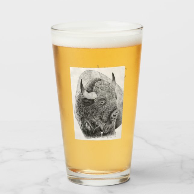 Copo De Pint Búfalo Americano (Frente (Preenchido))
