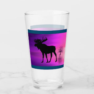 Copo De Pint Bull Moose Silhouette