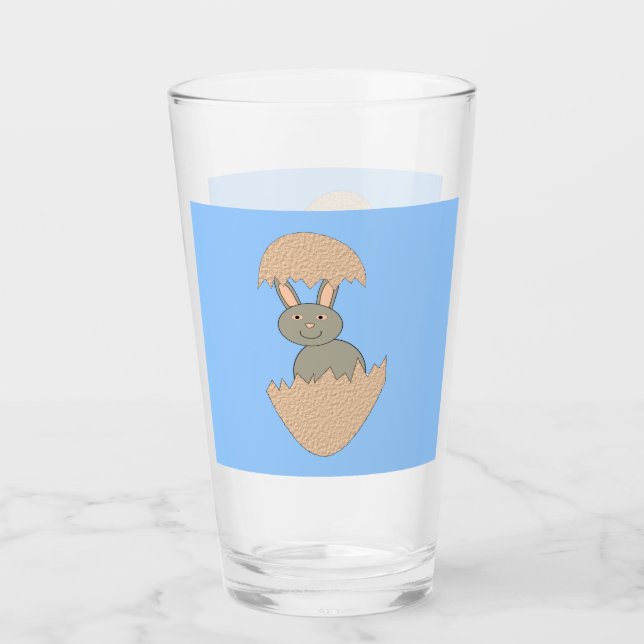 Copo De Pint Bunny Hatching from Egg Weird (Frente)