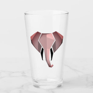 Copo De Pint Cabeça de Elefante Geométrica
