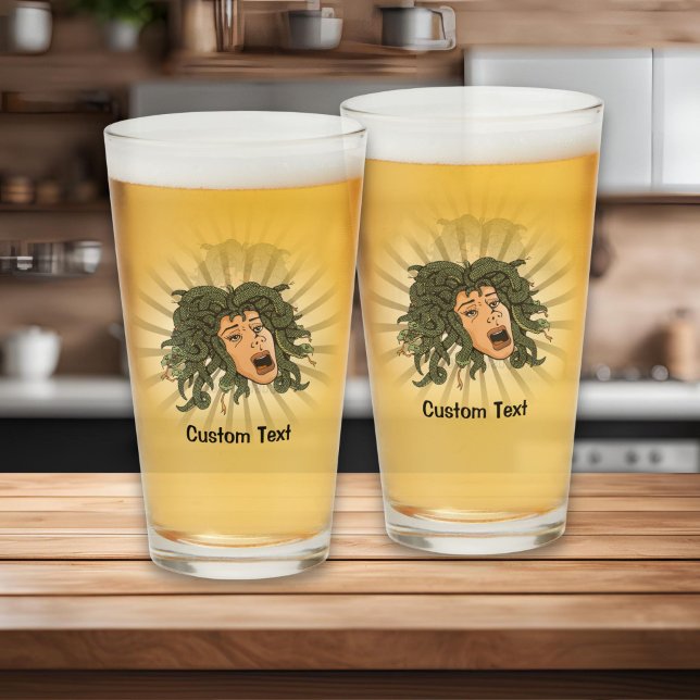 Copo De Pint Cabeça de Medusa (Criador carregado)