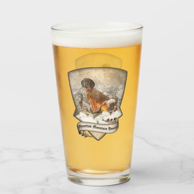 Copo De Pint Caça-Montanha Bávaro, Arte (Traseira (Preenchido))