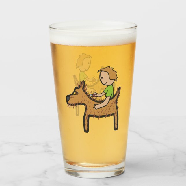 Copo De Pint Cachorro (Frente (Preenchido))