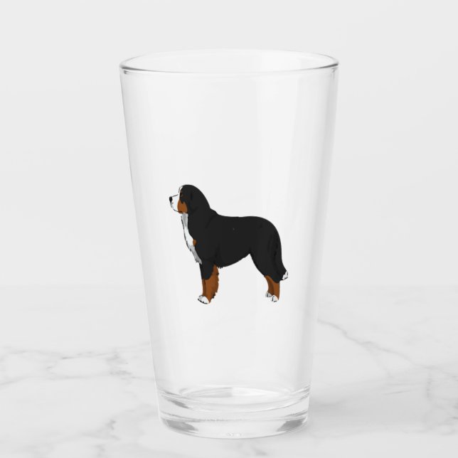 Copo De Pint Cachorro da Montanha Bernese (Frente)