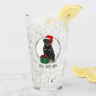 Copo De Pint Cachorro do Papai Noel de Natal