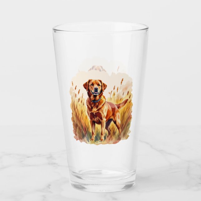 Copo De Pint Cachorro Labrador Retriever Fox Red (Frente)