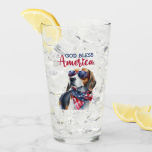 Copo De Pint Cachorro Patriota-Beagle