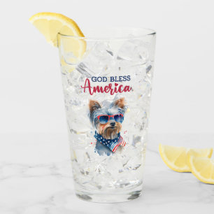 Copo De Pint Cachorro Patriota-Yorkie