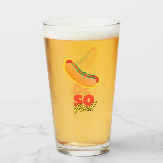 Copo De Pint Cachorro Quente Muito Bom! (Traseira (Preenchido))