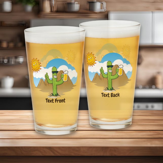 Copo De Pint Cacto com Cerveja (Criador carregado)