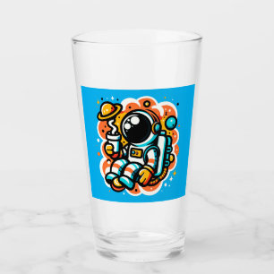 Copo De Pint Café de Bebendo astronauta - Cafeína Espacial Exte