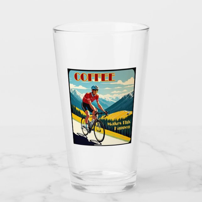 Copo De Pint Café Faz Isso Acontecer Ciclografando (Frente)