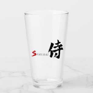 Copo De Pint Caligrafia Japonesa Kanji Samurai