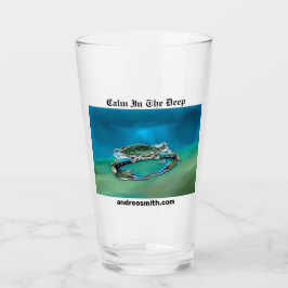 Copo De Pint Calma No Fundo - Vidro Do Bebendo