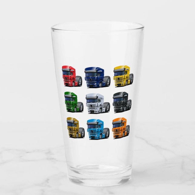 Copo De Pint Caminhão de animação (Frente)