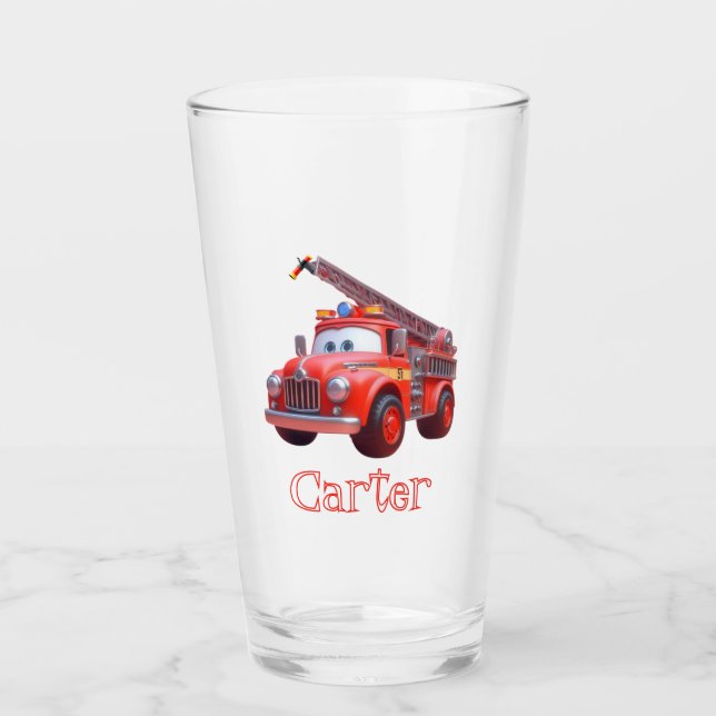 Copo De Pint Caminhão de bombeiros (Frente)