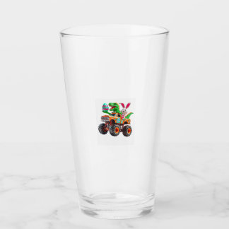 Copo De Pint Caminhão Monstro de Páscoa Bunny T-rex Dino Engraç