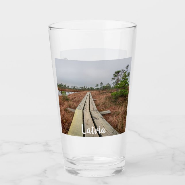 Copo De Pint Caminho de caminhada em pântano (Frente)