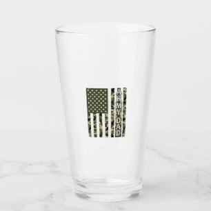 Copo De Pint Camisa Camuflada de Papai do Exército Bandeira Ame