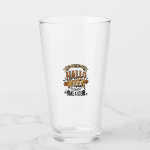 Copo De Pint Camisa de Cena de Halloween Gravura Vintage Abóbor