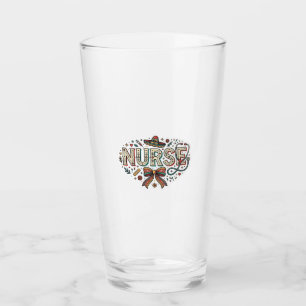 Copo De Pint Camisa de Enfermeira Festiva com Desenho de Gravur