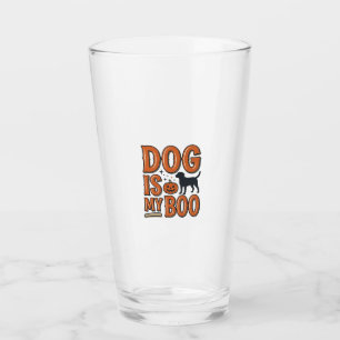 Copo De Pint Camisa de Halloween Vintage Dog Is My Boo Design_1
