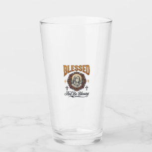 Copo De Pint Camiseta com Desenho de Gravura Vintage Cristã Abe