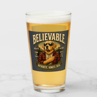 Copo De Pint Camiseta de Estilo de Vida Engraçado e Crível