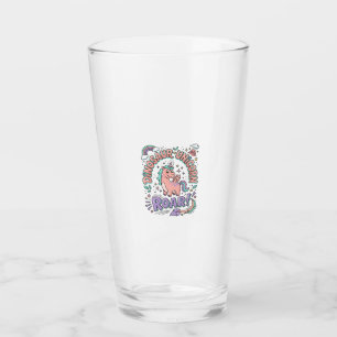 Copo De Pint Camiseta Estilo Retro Unicórnio Dinossauro Unicórn